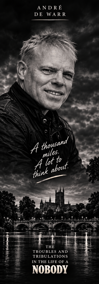 Design 3: A thousand miles — The Troubles and Tribulations bookmark