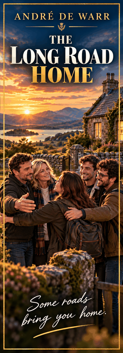 The Long Road Home bookmark design 2: Some roads bring you home