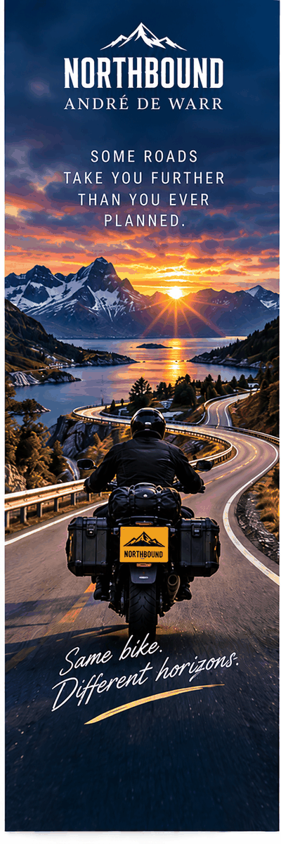 Northbound bookmark design 2: Different horizons