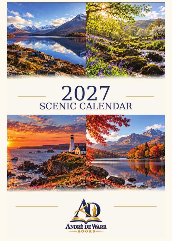 André De Warr Books 2027 Scenic Calendar cover